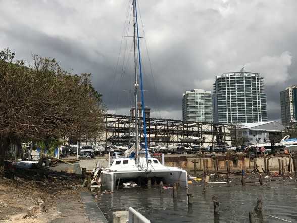 marina destroyed by hurricane