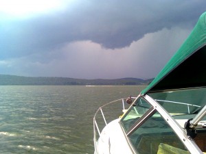 Rough weather can pop up quickly. Using your own understanding of clouds along with local forecasts from the pros will keep you safer on the water.