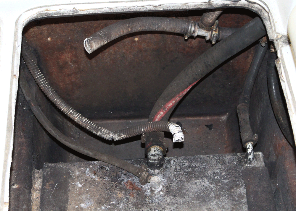 used boat fuel tank