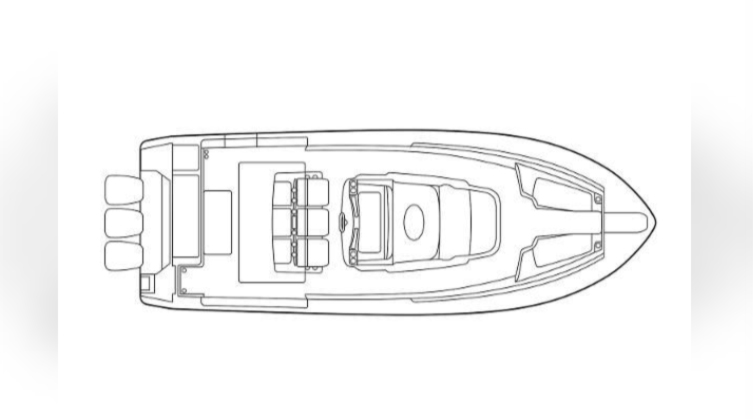 drawing of center console