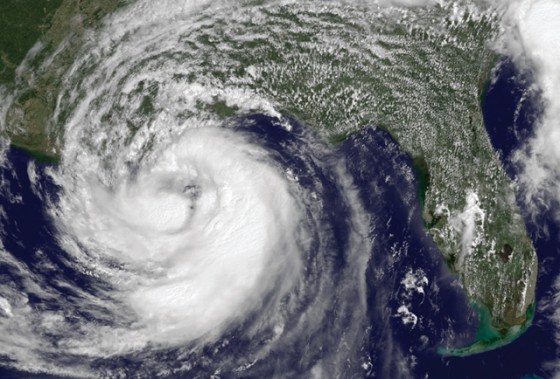 Hurricane Isaac approaches the Gulf Coast in 2012. There's little time left to prepare at this point. Photo courtesy of the National Hurricane Center.