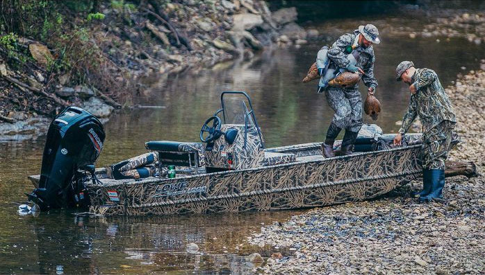 Making a blind for a duck boat 