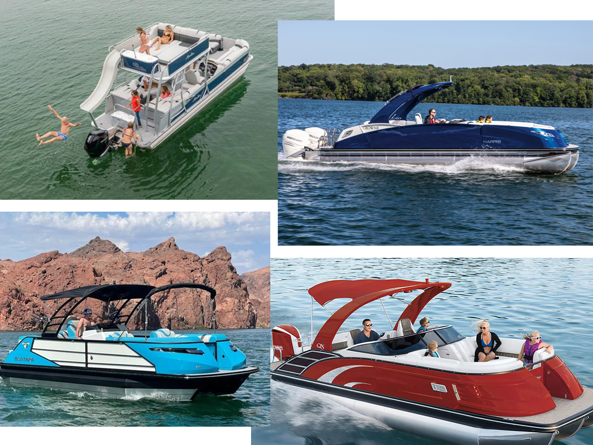 luxury pontoon boats