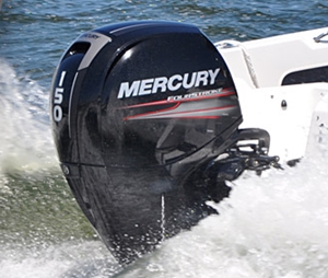 Mercury's Four-Stroke series outboards are among the engines covered in their Certified Pre-Owned program.