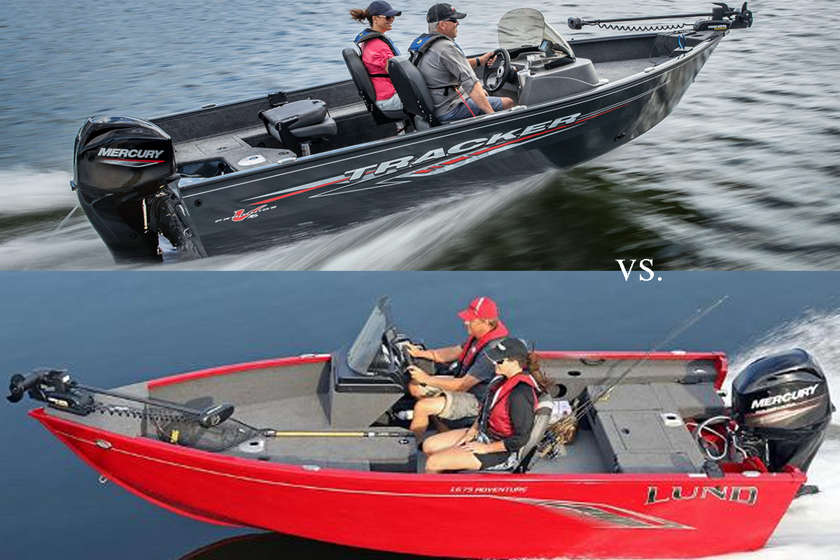 tracker boats versus lund boats