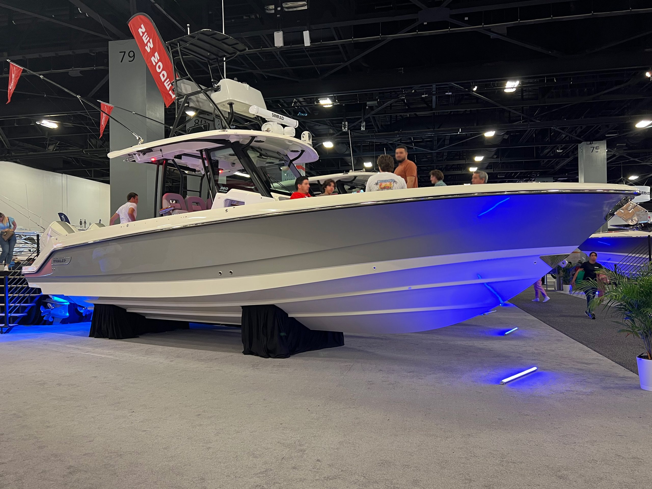 202 Boston Whaler 360 Outrage Center Console Boat At MIBS 2022