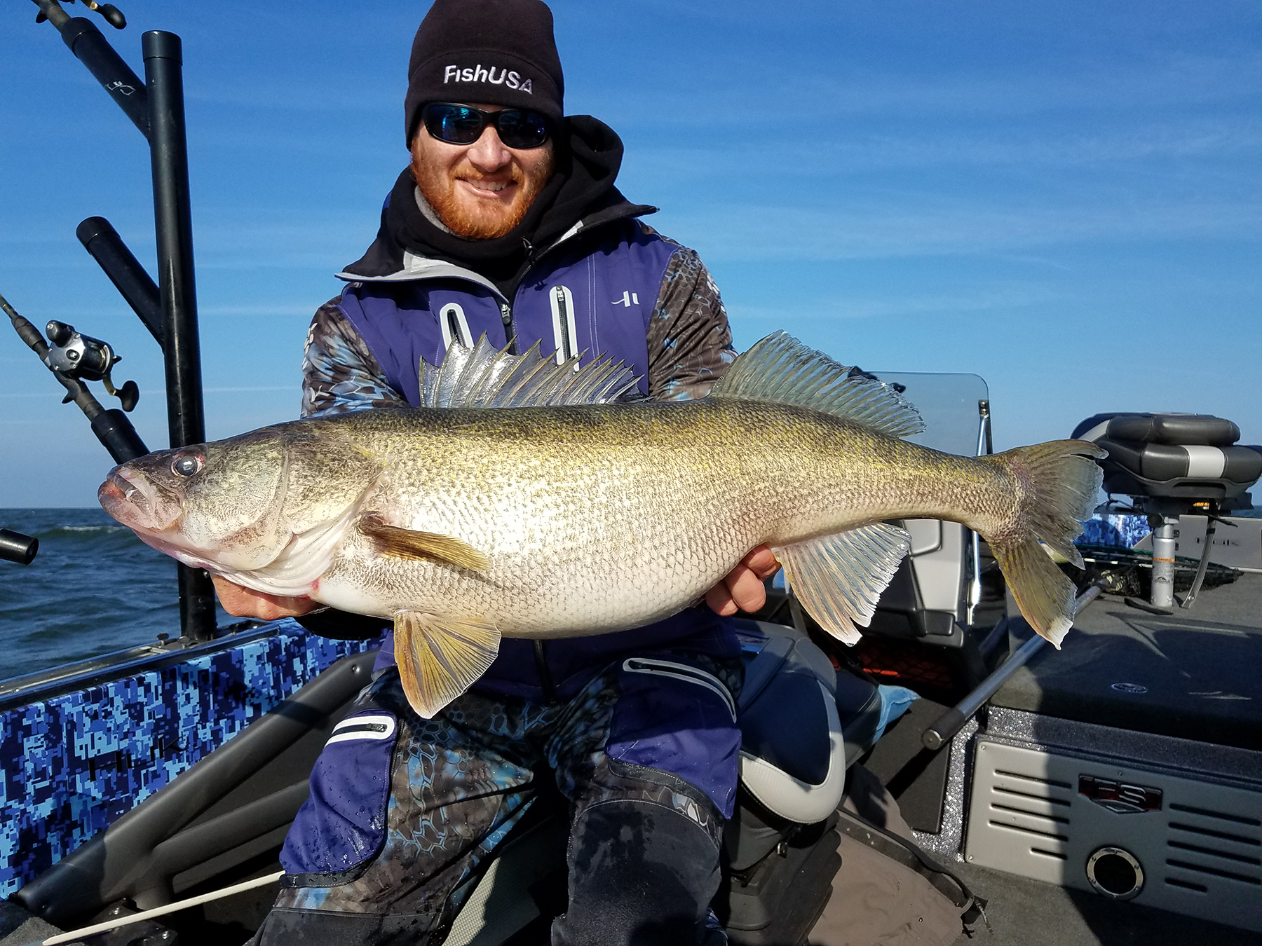Minnesota-based walleye angler Sam Anderson