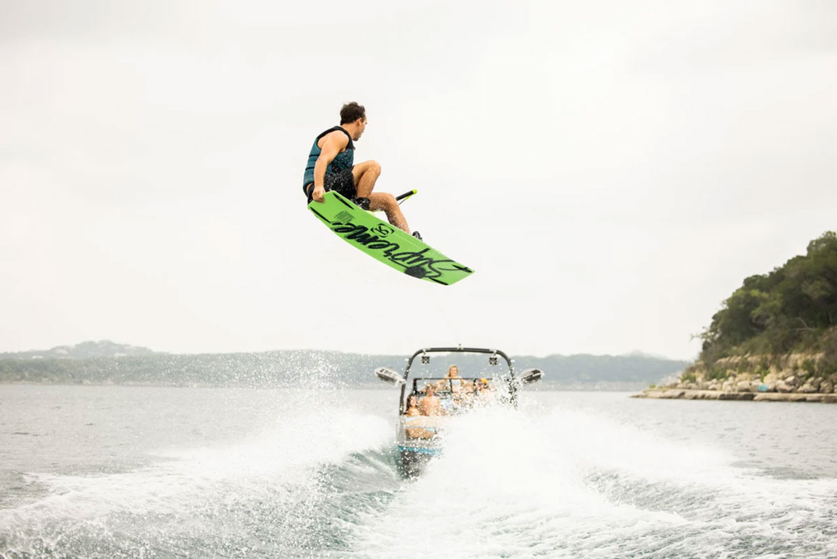 wakeboarding and wake surfing