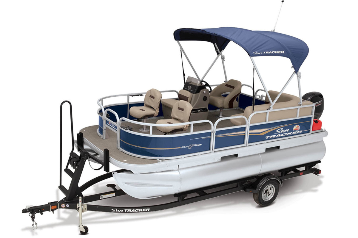 sun tracker bass buggy 16 xl select pontoon fishing boat