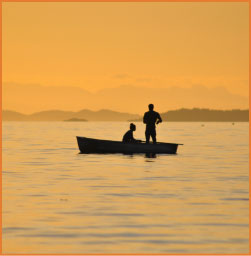 Fishing Sunset in British Columbia